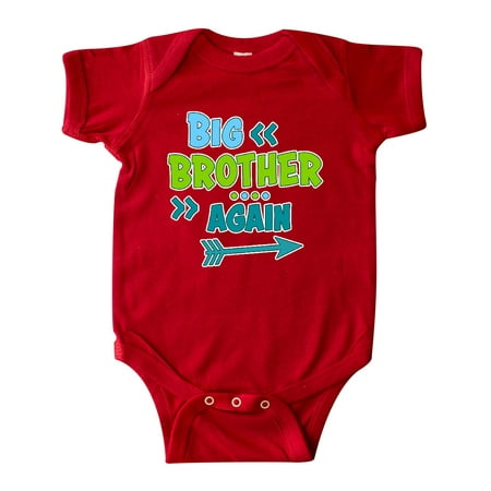 

Inktastic Big Brother Again with Arrow Gift Baby Boy or Baby Girl Bodysuit