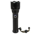 thumbnail image 4 of Linterna con Zoom ajustable, resistente al agua, luz fuerte, linterna LED recargable por USB para acampar al aire libre, 4 of 10