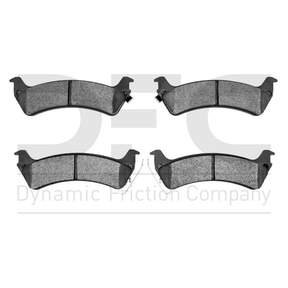 Dynamic Friction Company 5000 Advanced Brake Pads - Semi Metallic 1551-0666-00-Rear Set For 1994 Jeep Grand Cherokee