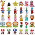 thumbnail image 2 of 41Styles Mario Luigi Toad Toadette Doll Princess Peach Ice Fire Flower Poison Piranha Plant Super Star Bob-omb Stuff Plush Toy, 2 of 5