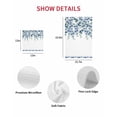 thumbnail image 7 of Blue Roses Kitchen Dish Towels for Drying Dishes Set of 2, Spring Floral Elegant Pastoral Flowers Botanical Waffle Weave Microfiber Hand Tea Bathroom Towels Quick Dry & Absorbent Towel 12x12, 7 of 7
