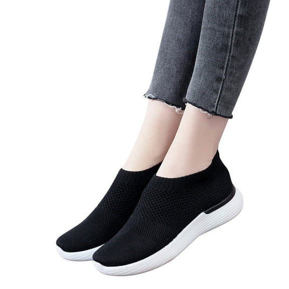 Kiplyki Weekly Four Seasons Plus Size Slipsole Casual Mesh Breathable Women's Sports Shoes