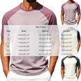thumbnail image 3 of Kalauyu Mens Athletic Short Sleeve Round Neck Cotton Blend T Shirts Two Tone Side Panel Soft Breathable Summer Daily Color Block Casual Gym Tees, 3 of 6