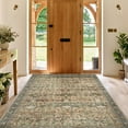 thumbnail image 5 of BERTHMEER 4'x6' Brown Area Rugs for Living Room Bedroom Dining Room Kitchen Non Slip Washable Farmhouse Office Rugs Oriental Vintage Traditional Carpets, 5 of 9