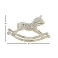 thumbnail image 3 of 27" x 17" White Mango Wood Horse Sculpture, by DecMode, 3 of 8