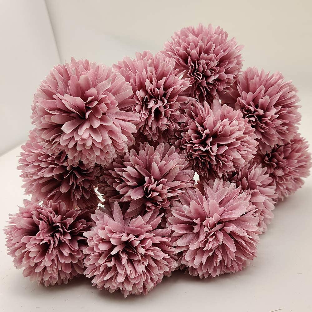 Artificial Chrysanthemum Flowers Flower Craft Kit Make Your Own Flower  Bouquet Flowers for Crafts DIY Craft Bouquets Home Wedding Christmas Party  Decoration 