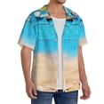 thumbnail image 4 of Easygdp Boards and Beach Men's Casual Short-sleeved Shirt with Pocket and Button Suitable for Beach Vacation Leisure - X-Large, 4 of 7