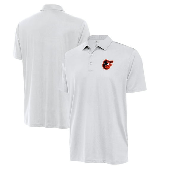Men's Antigua White Baltimore Orioles Eclipse Polo