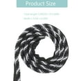 thumbnail image 2 of BRIGHTFUFU Durable Four Braided Polyester Rope for Sofa Repair and Pillow Decoration Black, 2 of 8