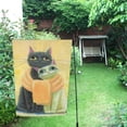 thumbnail image 1 of ABPHQTO Bandera de jardín con diseño de gatos divertidos en blanco y negro para patio, césped y jardín, 70x100 cm, 1 of 1