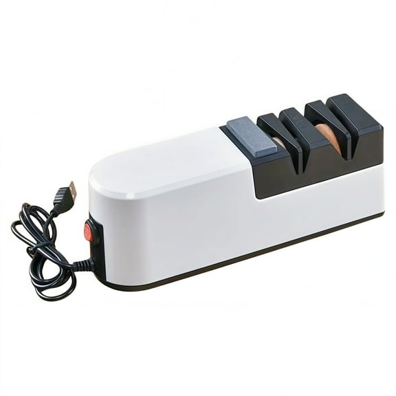Professional 4 Slot Electric Kitchen Knife Sharpener Automatic Diamond Abrasive Sharpening Tool