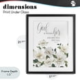 thumbnail image 4 of Stupell Industries Cottage God Is Within Her Black Framed Print Under Glass, 17 x 21, by Nan, 4 of 8