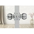 thumbnail image 6 of BRINKS  Transitional Privacy Locking Interior Ball Door Knob, Matte Black - Designed for Traditional and Transitional Homes and Blends Seamlessly with Interior Dcor E2435-122, 6 of 7