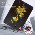 thumbnail image 3 of TECH CIRCLE Case for iPad 10th Generation 2022 10.9 Inch, Ultra Slim Thin Lightweight Elegant Pattern Soft TPU Anti-Scratch Protective Back Cover Case for iPad 10th Gen 10.9 inch 2022,Gold Rose, 3 of 6