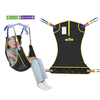EZ Assistive Universal Full Body Patient Lift Sling, Mesh Fabric, 500lb Capacity Medium Black 1 Count