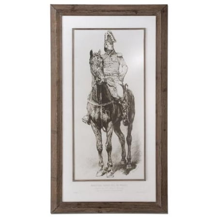 52" French General "Marechal Duroc Duc de Frioul" Framed Print Wall Art