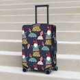 thumbnail image 5 of Yiaed Gnome With Mushroom Print Travel Luggage Cover Suitcase Protector Fits 18-32 Inch Luggage Wheel Covers Patterned Elastic Luggage Anti-scratch（No luggage）-Small, 5 of 5