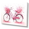 thumbnail image 2 of Designart "Sweet Voyage Blush Bike" Bicycle Wall Art Prints, 2 of 7