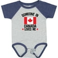 thumbnail image 3 of Inktastic Someone in Canada Loves Me Boys or Girls Baby Bodysuit, 3 of 5