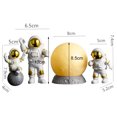 thumbnail image 3 of Estatua de , armario, librería, estatuil de espaciador de Amarillo dorado Sunnimix Figura estatua de astronauta, 3 of 8