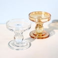 thumbnail image 3 of Glass Candle Holder Pillar Candle Stand Candlestick for Home Wedding Party Decoration (Height 3.5") for Formal Events, Wedding, Church, Holiday DéCor, Table Centerpiece Decoration, 3 of 13
