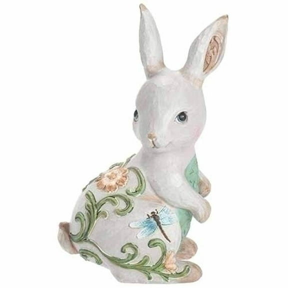 Roman 83385-6.25"H RABBIT FIGURE COLORFUL (12934) Home Decor Animal Figurines