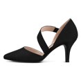 thumbnail image 3 of Pennysue Women's Black Strappy Short Heels With Pointed Toes Size 8.5, 3 of 5