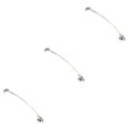 thumbnail image 1 of Wosthever Alambre de pesca de acero inoxidable, traza trenzada antimordedura, aparejos guía pesca con alambre de acero, accesorios de 12CM-28CM, Type1 NO1, 1 of 6