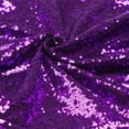 thumbnail image 5 of Women's 3/4 Sleeve V Neck Sequin Sparkle Glitzy Glam Wedding Party Dress Flapper Evening Club Cocktail Bodycon Clubwear XL Purple, 5 of 7