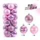 thumbnail image 3 of 24 bolas de árbol de Navidad de 3/4/6 cm, bolas de Navidad grandes, bolas multicolores, adornos para árbol de Navidad, juego para fiestas en casa, 3 of 5