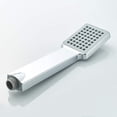 thumbnail image 4 of Pressure Water Saving Shower Head - Universal Hand Shower 1/2 Inch Interface,square,chrome (g1/2), 4 of 5