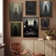 thumbnail image 3 of Impresiones de póster de cuervo negro para sala de estar, decoración del hogar, bruja gótica Victoriana, pintura de lienzo de gato negro, arte de pared, 3 of 4
