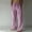 Purple, variant on cllios Men's Cotton And Linen Elastic Waist Blended Breathable Comfortable Soft Beach Casual Trousers Full Length Pants