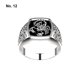 thumbnail image 5 of Anillo Punk Jumpingount único para hombres regalo anillos simples y únicos color Plata, 5 of 6