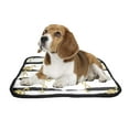 thumbnail image 2 of PKQWTM Golden Flamingo Pet Dog Cat Bed Pee Pads Mat Cushion Potty Dogsblankets Crate Bed Kennel 20x24 inch, 2 of 3