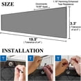 thumbnail image 5 of LOVE STORY 3.3' x 19.5' Balcony Privacy Screen Fence Cover Mesh for Deck Patio Porch Railing, Gray, 5 of 7