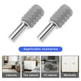 thumbnail image 4 of 20 Pcs Shelf Support Studs Pegs Pins Plugs 6mm PVC Cabinet Bracket Silver, 4 of 7