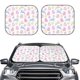 thumbnail image 2 of Balery Easter Colorful Rabbit Parasol para parabrisas de coche de 2 piezas | Parasol plegable para parabrisas delantero de coche para la mayoría de sedanes-Large, 2 of 6