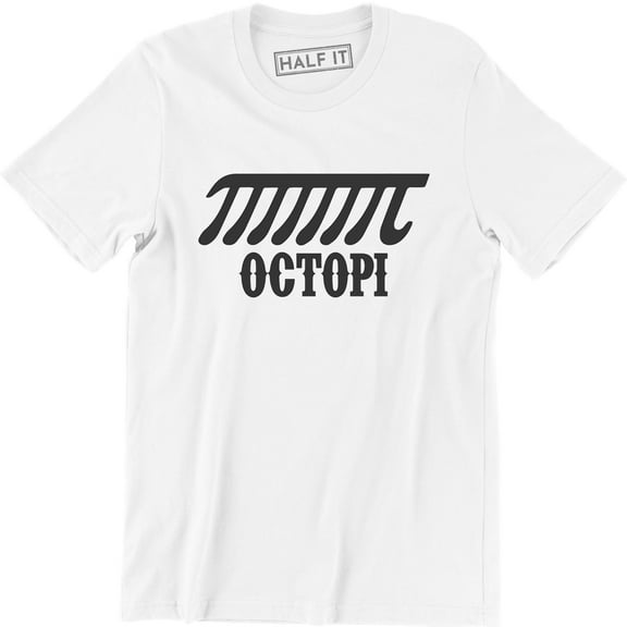 Octopi Funny Science Geek Math Design Men's Back to School T-Shirt