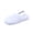 Sky Blue, variant on ZVNAΖH Women's Quilted Plush Closed Toe Slippers Winter Warm Fuzzy House Shoes with Slingback Strap Indoor Bedroom Slides