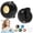 Black, variant on Kervalon Wearable Tiny Cool Bladeless Clip Fan, 2026 New Personal Chill Clip Fan for Shirt & Waist Adjustable 3-Speed Suspended Whirlwind Fans, Outdoor Travel Office Walking