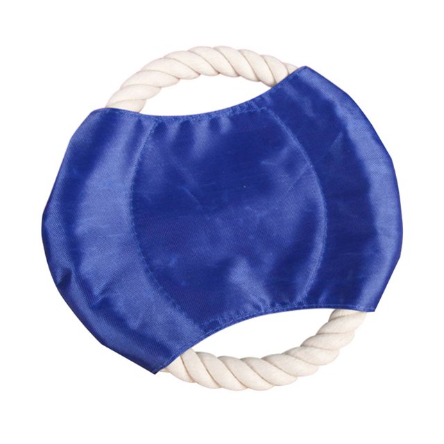Xinxinyy 3PCS Dog Training Oxford Cotton Rope Flying Toys for Pet Dog Flying Discs Toy Color Random
