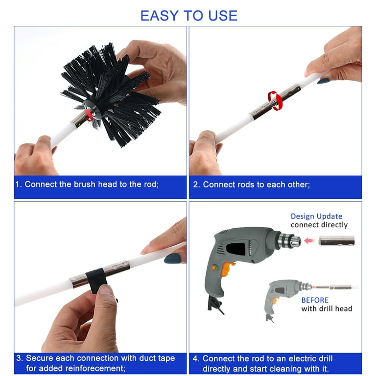 How to make Drill Brush Cleaning Head 