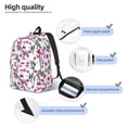 thumbnail image 4 of Lsque Orchids Flowers Pattern Canvas Daypack, Durable Backpack, High-quality Versatile Backpack,Vintage Compact Backpack-Medium, 4 of 6