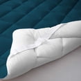 thumbnail image 4 of 1000 GSM Mattress Topper Queen Size,Mattress Pad (8-22" Depth) Fits All Sizes,- Microfiber Pad Cover, Mattress Pads, Extra Thick Cooling Queen Size Bed Mattress Topper 60"x80" Inches Teal, 4 of 8