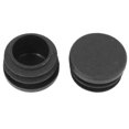 thumbnail image 1 of Unique Bargains Chair Table Legs 28mm Dia Cap Round Shape Ribbed Tube Pipe Insert 2 Pcs, 1 of 1