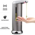 thumbnail image 1 of Automatic Soap Dispenser With Stainless Steel, Infrared Sensor Touchless Electric Soap Dispenser With Waterproof Base & Visible Window For Bathroom, Kitchen, Hotel, Restaurant And Office, 1 of 7