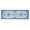 Blue tint, variant on Vintage Area Rug Washable Oriental Medallion Accent Carpet with Non-Slip Backing, Distressed Floor Cover, Soft Low Pile Indoor Mat for Bedroom, Living Room, Kitchen