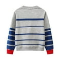 thumbnail image 5 of Chandail à Imprimé Rayé pour Garçons, Tout-Petits, Automne, T-Shirt à Manches Longues, Chandail pour Bébé 2-7 Ans, 5 of 5