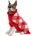 thumbnail image 2 of GHSDFBB Christmas Dog Sweaters for Small Dogs, Argyle Winter Xmas Pet Clothes, 2 of 6